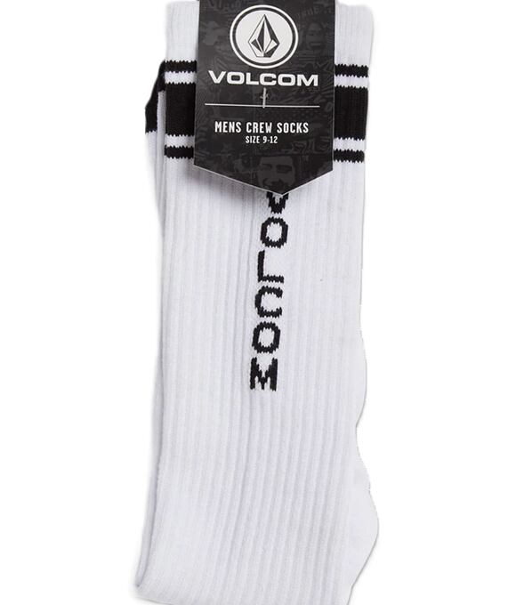 Ponožky Volcom High Stripe Sock Pr, White