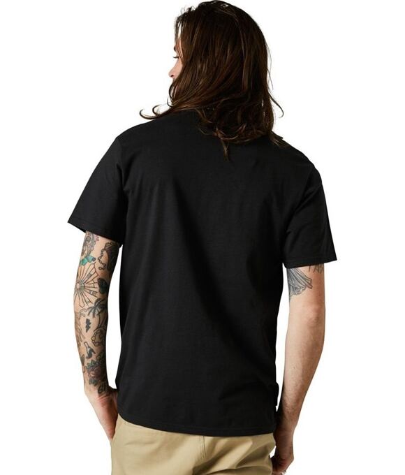 Pánske tričko Fox Pinnacle Ss Premium Tee, Black/Black