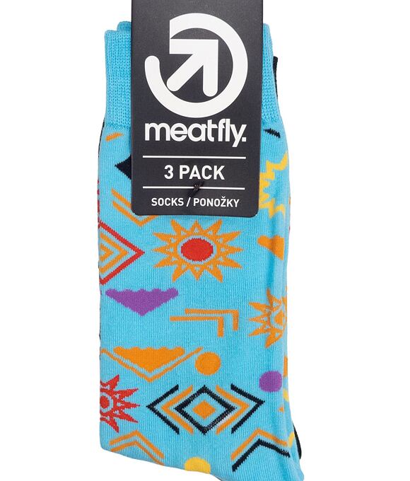 Ponožky Meatfly Lexy Triple Pack, Aztec