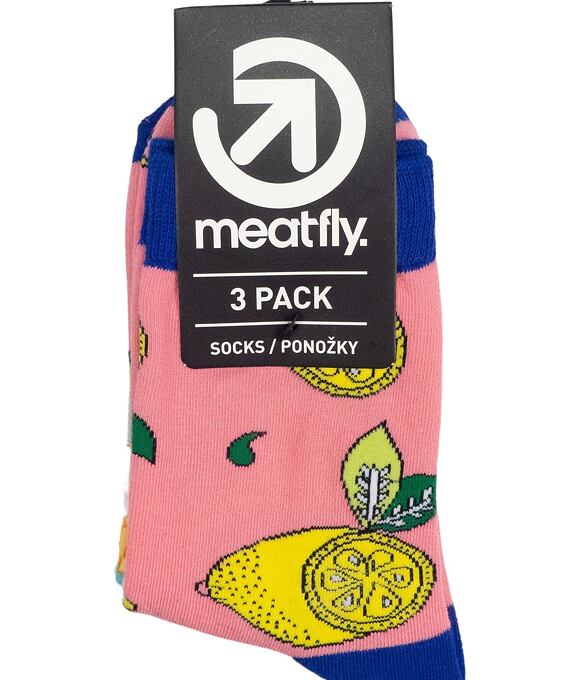 Ponožky Meatfly Lexy Triple Pack, Fruit