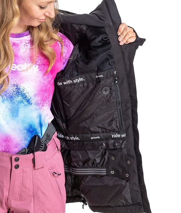 Dámska bunda SNB & SKI bunda Meatfly Deborah Premium, Green Mint