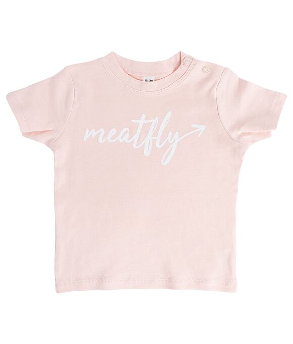 Detské tričko Meatfly Basic, Powder Pink