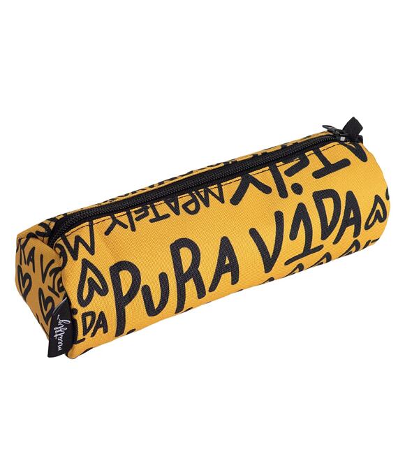 Puzdro Meatfly X Pura Vida Basic Case, Yellow/Black