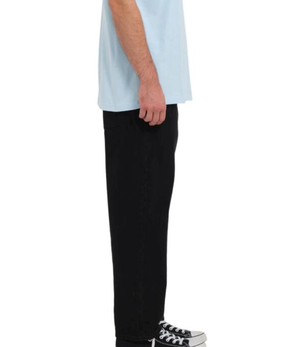 Pánske nohavice Volcom Modown Tapered Denim, Black