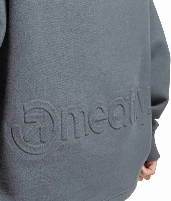 Unisex mikina Meatfly Omani, Pewter