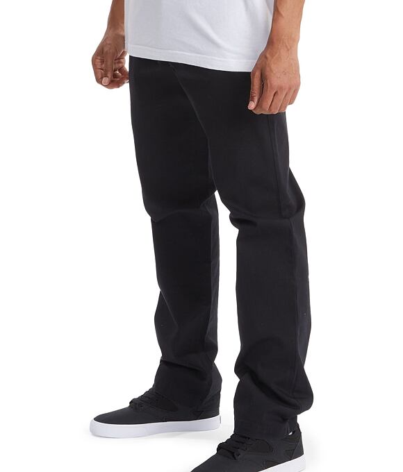 Pánske nohavice DC Shoes Worker Straight Chino, Black