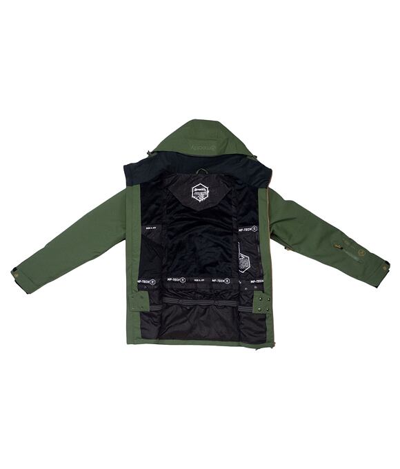 Pánska SNB & SKI bunda Meatfly Helios, Bronze Green