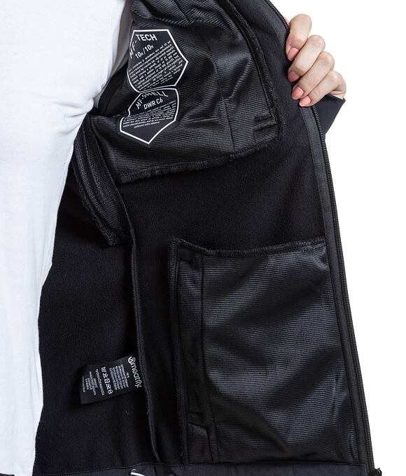 Dámska softshell bunda Meatfly Zaja, Dots Black