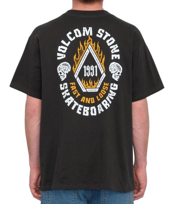 Pánske tričko Volcom Skate Vitals Fast N Loose Sst, Stealth
