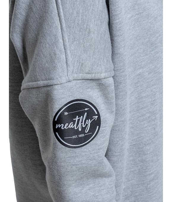 Dámska mikina Meatfly Zyra, Grey Heather