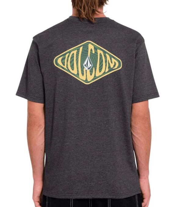 Pánske tričko Volcom Voboxed Hth, Heather Black