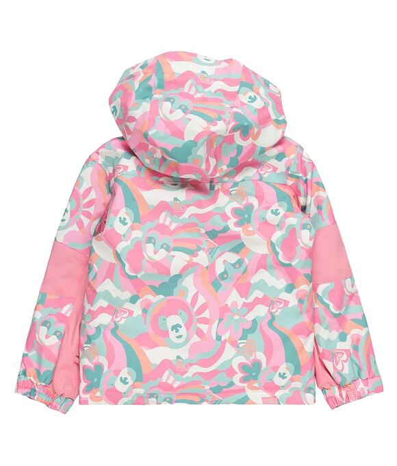 Detská SNB & SKI bunda Roxy Snowy Tale Jk, Sachet Pink Mountain Night