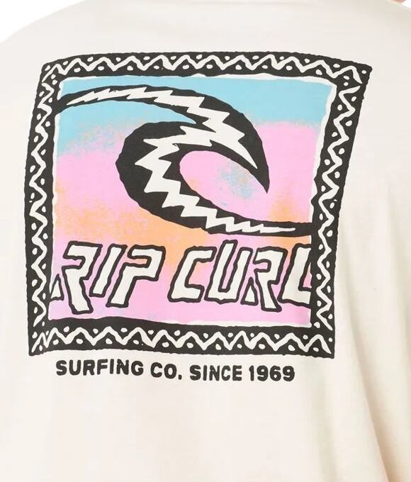 Pánske tričko Rip Curl Raw Energy Trad, Bone