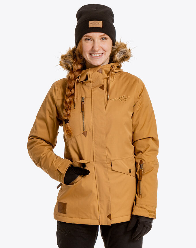 Dámska SNB & SKI bunda Meatfly Athena Premium, Almond