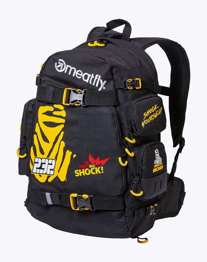 Batoh Meatfly Raiden, Black Big Shock/Michek, 28 L