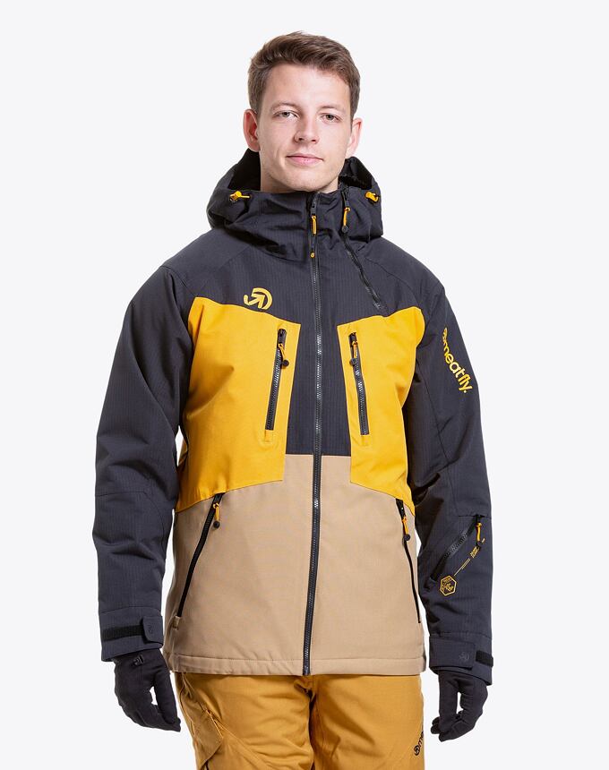 Pánska SNB & SKI bunda Meatfly Cronos, Tan/Black