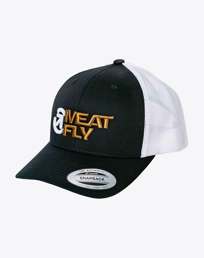 Šiltovka Meatfly Setty Trucker, Wood / Black / White