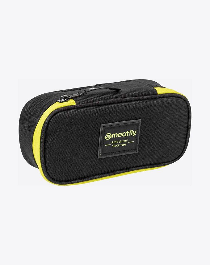 Púzdro Meatfly Pencil Case, Safety Green / Black