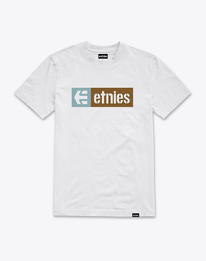 Pánske tričko Etnies New Box S/S Tee, White / Gum