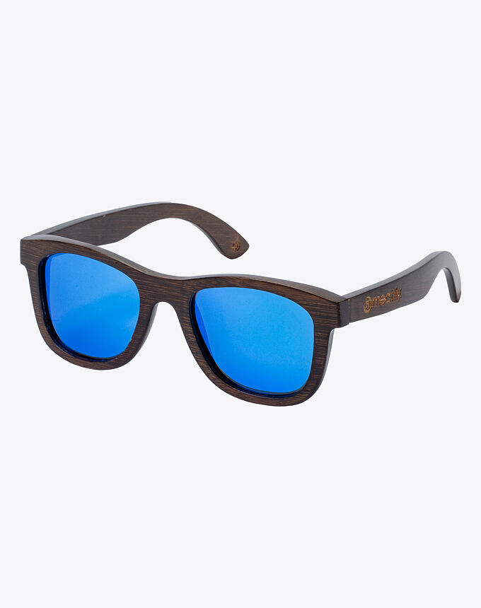 Slnečné okuliare Meatfly Bamboo, Dark Blue