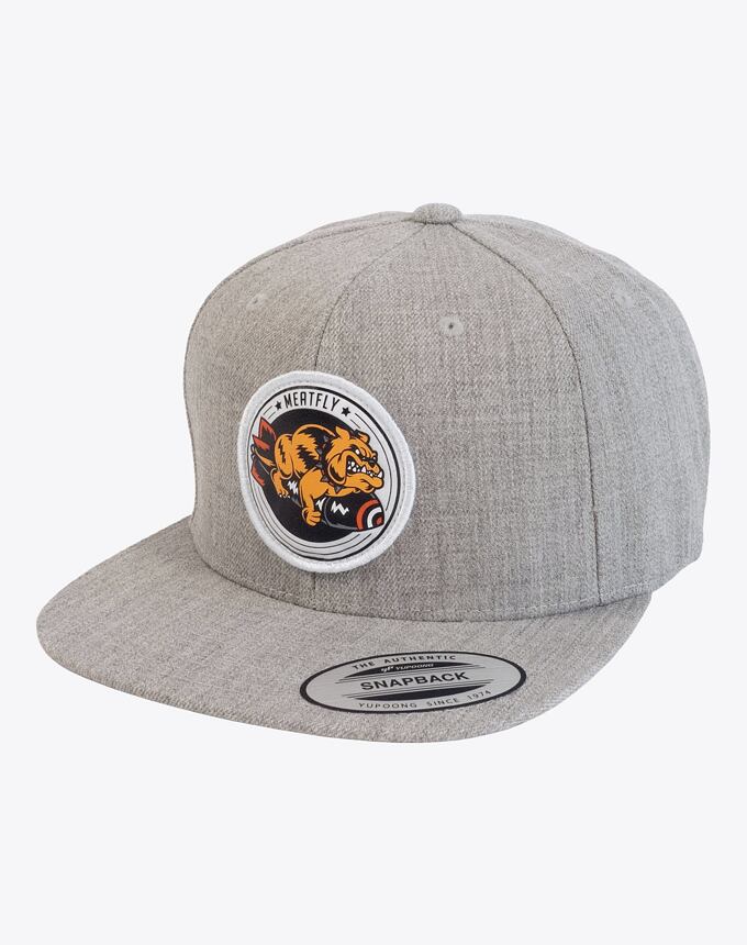 Pánska šiltovka Meatfly Hornet Snapback, Grey Heather