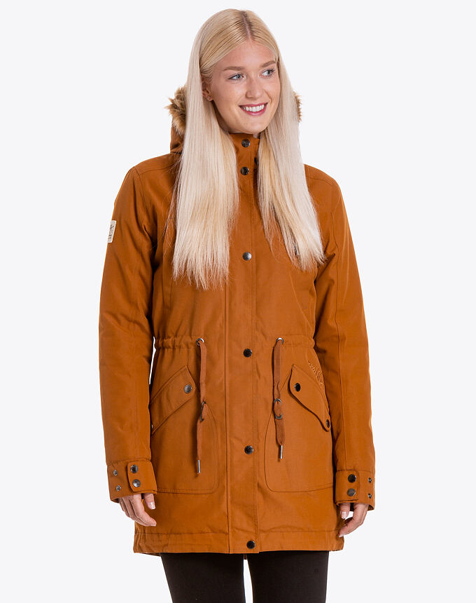 Dámska zimná bunda Meatfly Artemis Parka, Brown Sugar