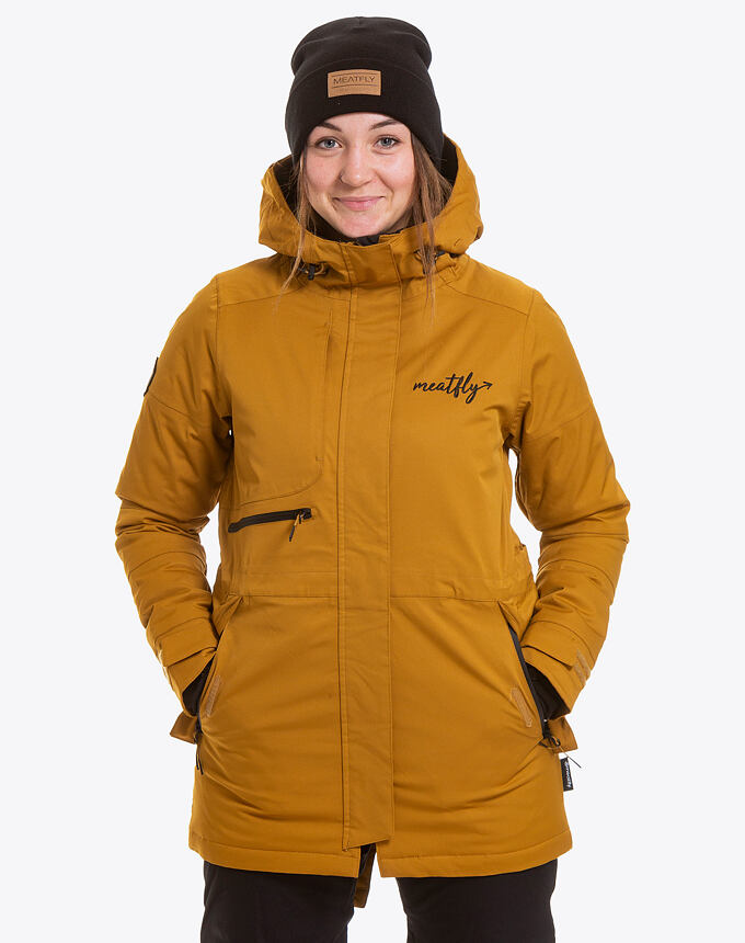 Dámska SNB & SKI bunda Meatfly Bunny Premium, Wood