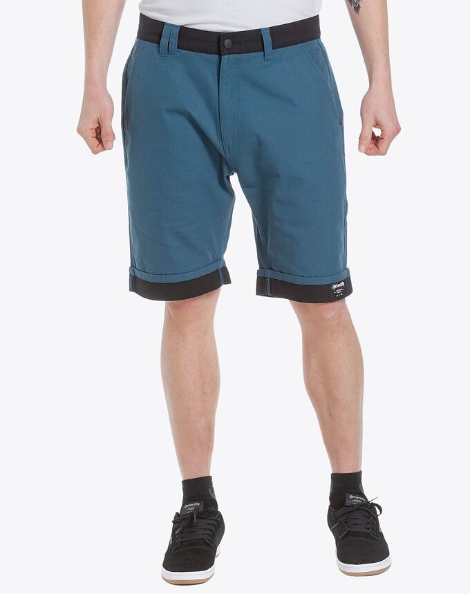 Pánske kraťasy Meatfly Barry, Blue/Black