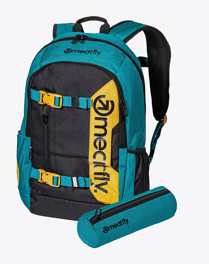 Batoh Meatfly Basejumper, Dark Jade/Black, 22 L