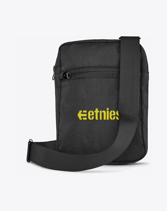 Taška cez rameno Etnies Vagabond Satchel, Black / Yellow