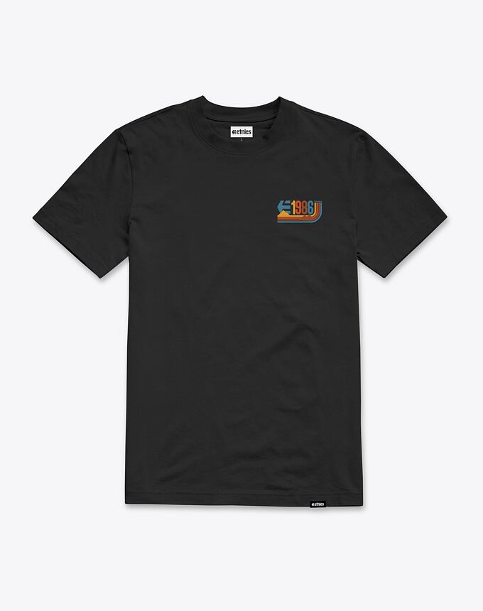 Pánske tričko Etnies 1986 Tee, Black