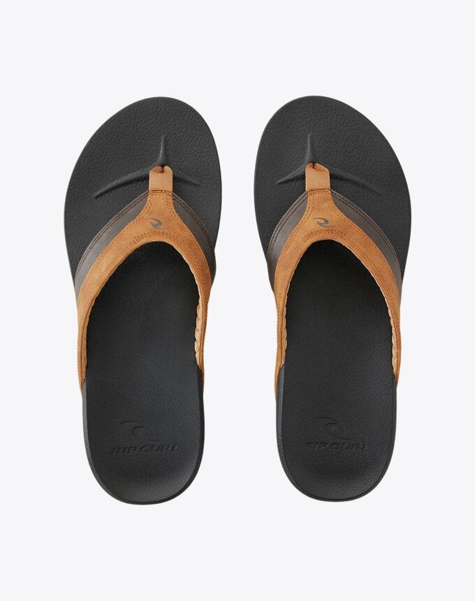 Pánske žabky Rip Curl Soft Top, Black/Brown