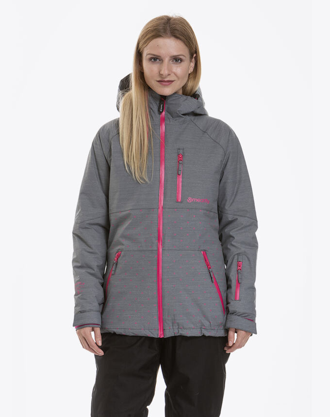 Meatfly Nim 3 Jacket, C - Dark Grey Heather