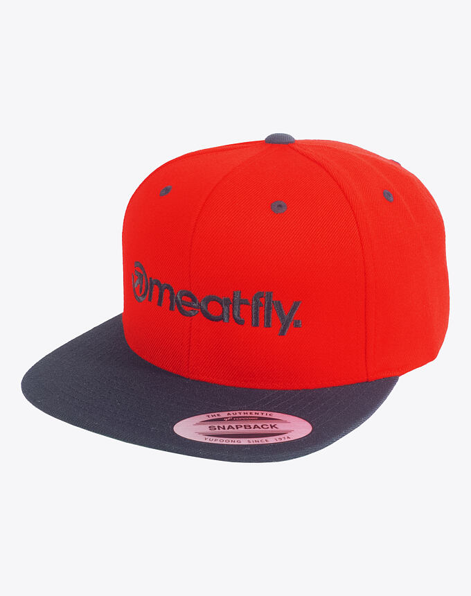 Pánska šiltovka Meatfly Flanker Snapback, Red/Black