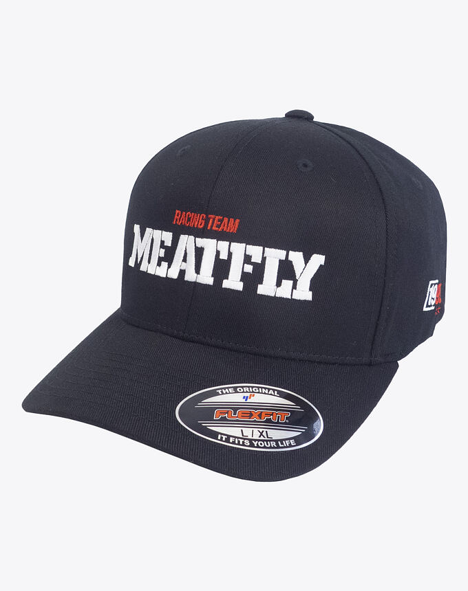 Pánska šiltovka Meatfly Raptor Flexfit, Racing Black