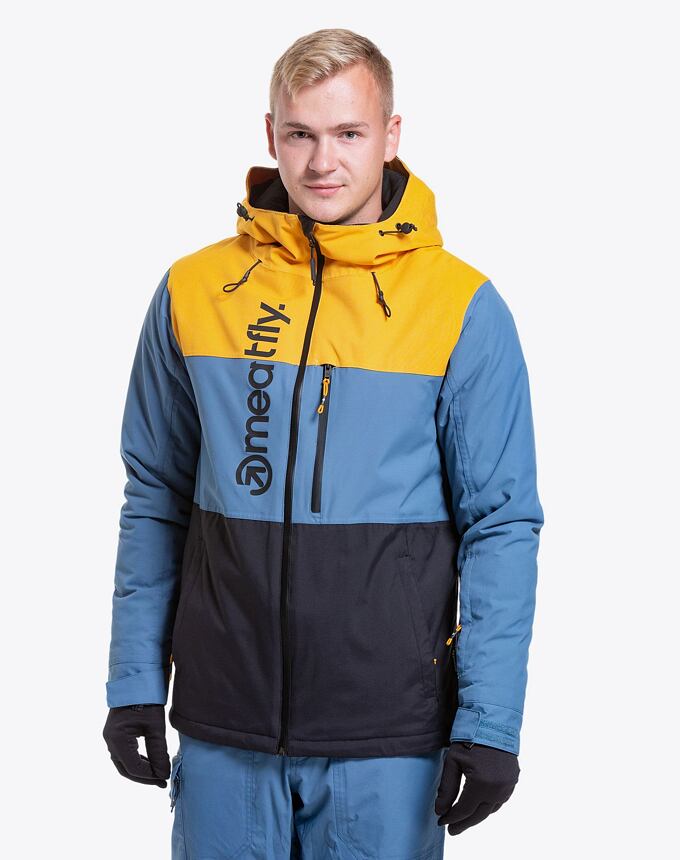 Pánska SNB & SKI bunda Meatfly Manifold, Slate Blue/Black