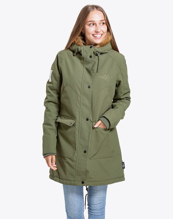 Dámska parka Meatfly Amber, Olive