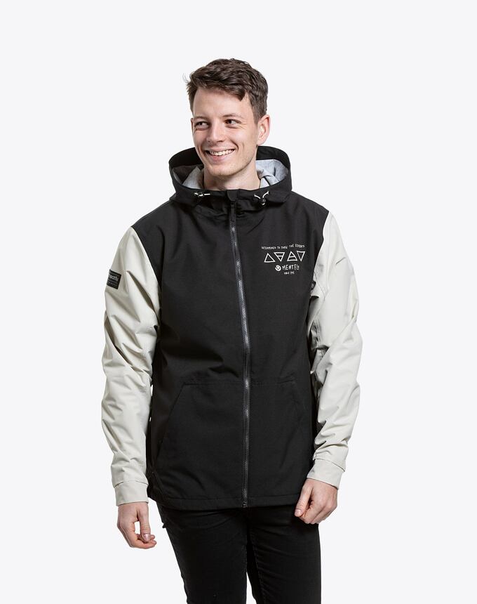 Pánska street bunda Meatfly Finn, Sand/Black
