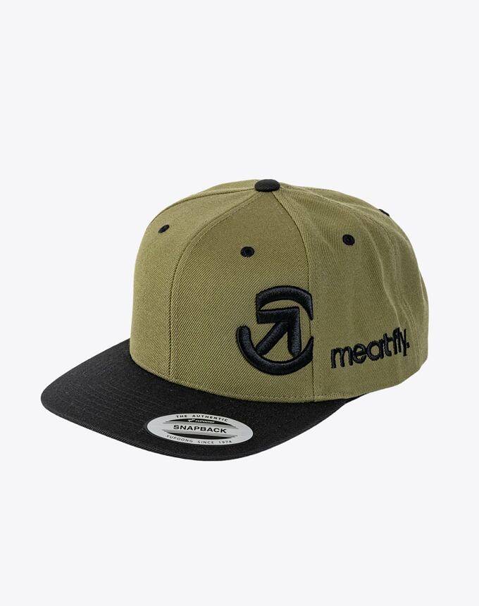 Šiltovka Meatfly Jacob Snapback, Olive