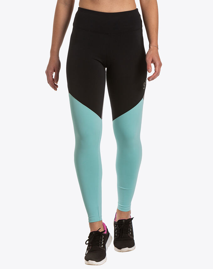 Dámske legíny Meatfly Arabel, Black/Mint