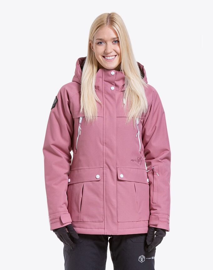 Dámska SNB & SKI bunda Meatfly Terra, Dusty Rose