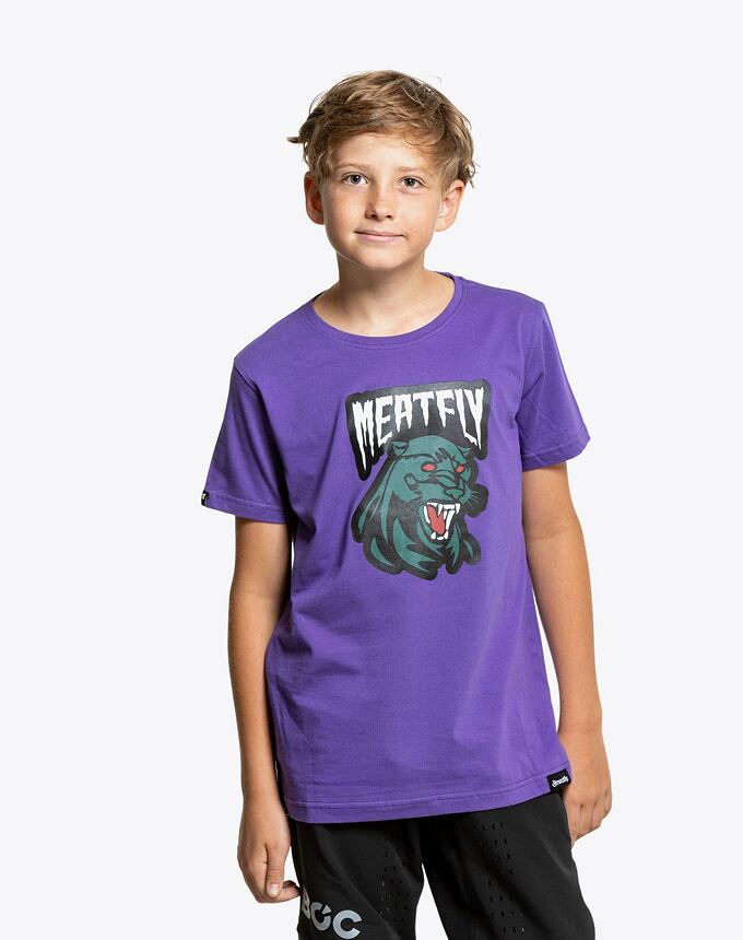 Detské tričko Meatfly Panther, Violet
