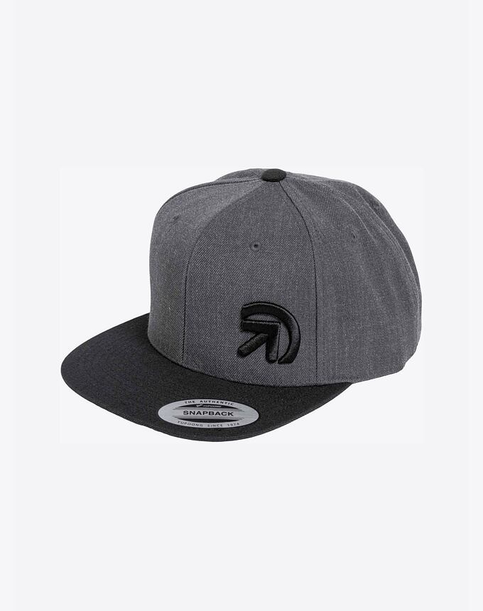 Šiltovka Meatfly Finester Snapback, Dark Grey