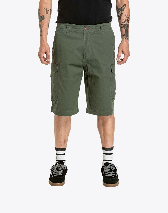 Pánske kraťasy Meatfly Icon 2.0, Bronze Green