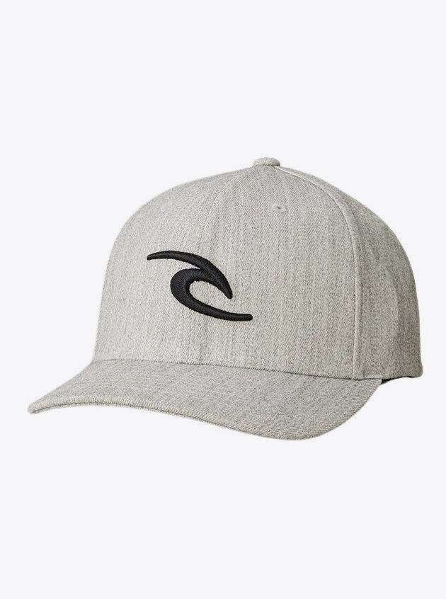 Šiltovka Rip Curl Tepan Flexfit, Light Grey Heat