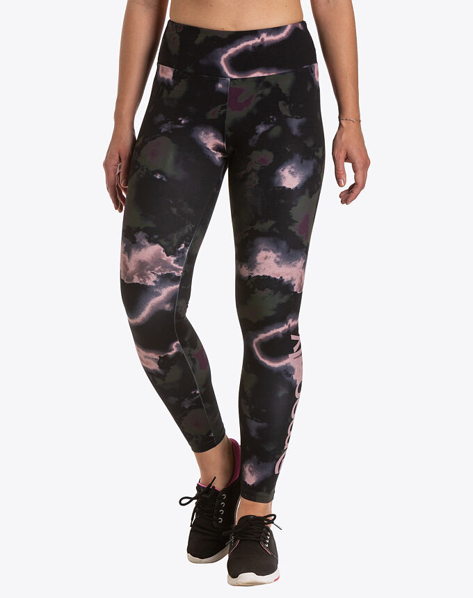 Dámske legíny Meatfly Arabel, Storm Camo Pink