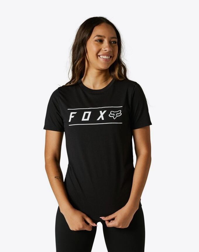 Dámske tričko Fox W Pinnacle Ss Tech Tee, Black
