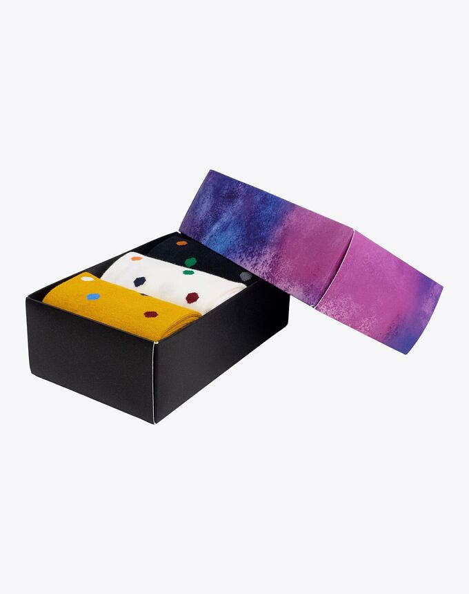 Ponožky Meatfly Lexy Gift Pack, Mini Dots