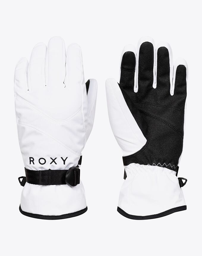 Dámske rukavice Roxy Jetty Solid, Bright White