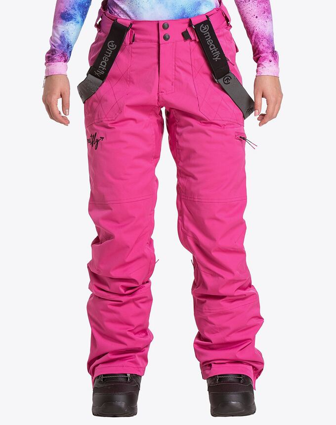 Dámske SNB & SKI nohavice Meatfly Foxy Premium, Berry Pink